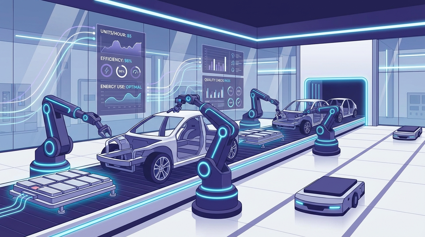 Tesla FY2024 vehicle production line and manufacturing analysis from 10-K annual report