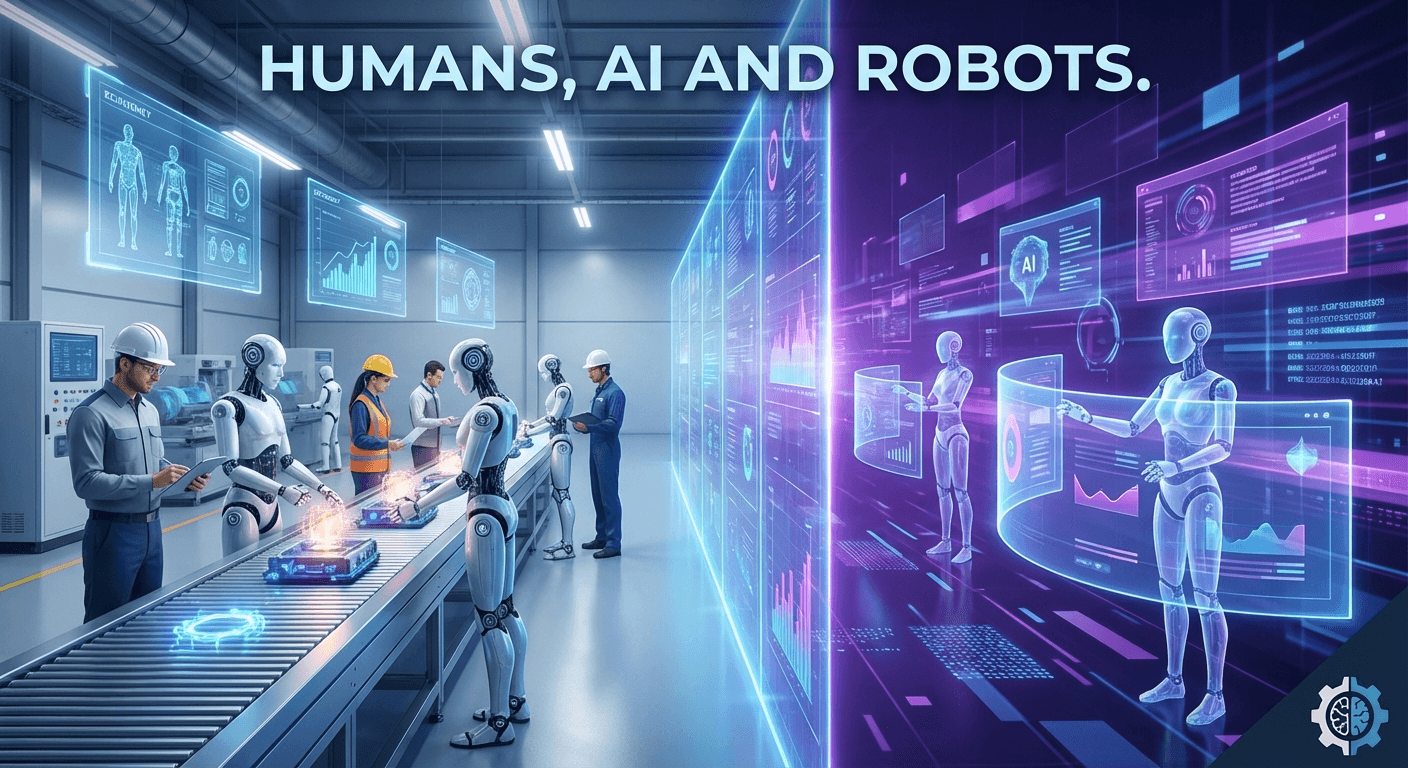 Robots Ruling Humans Accenture Humans AI Robots 2025 | Reinventing Work...