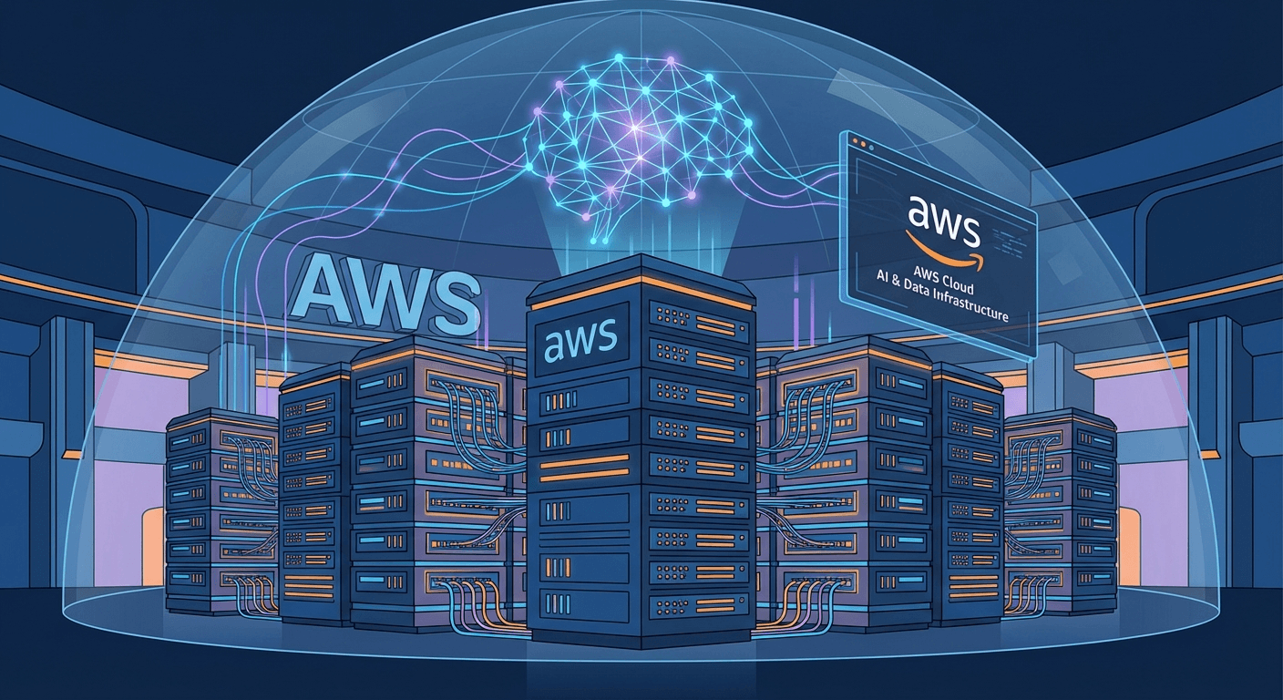 AWS cloud computing revenue growth and AI infrastructure in Amazon 2024 report