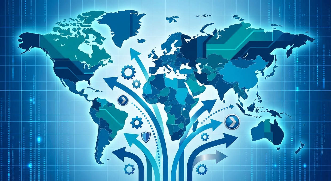 Financial services regulatory outlook 2026 global compliance landscape visualization