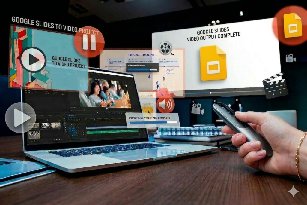 google slides to libertify video AI