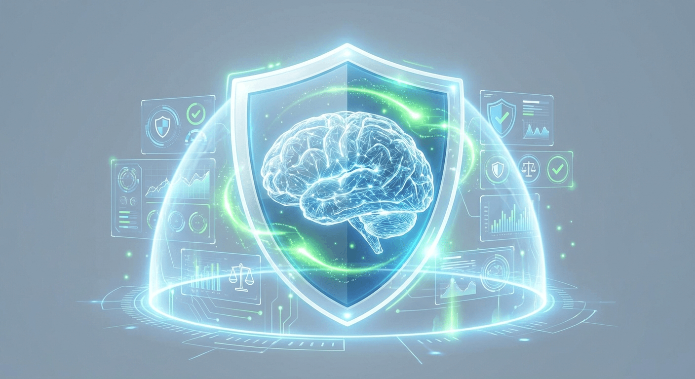 AI safety benchmarks shield protecting neural network with evaluation metrics for LLM safety testing