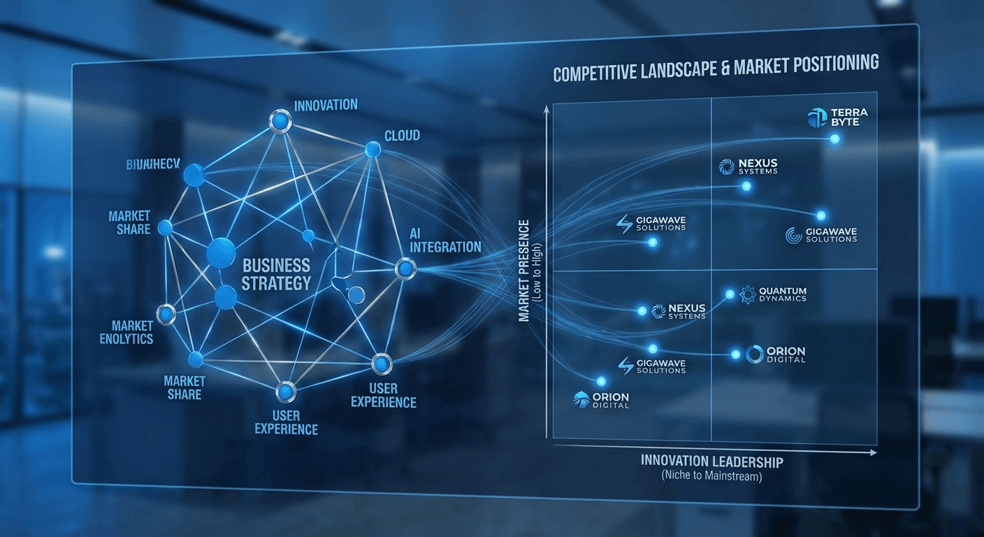 Microsoft competitive landscape cloud AI market position analysis 2024
