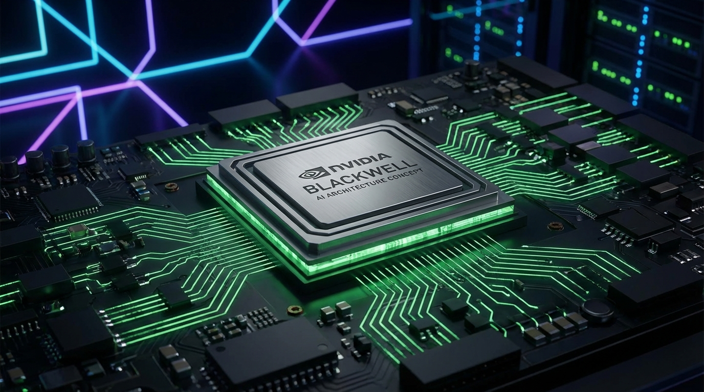 NVIDIA Blackwell architecture GPU for AI data center infrastructure