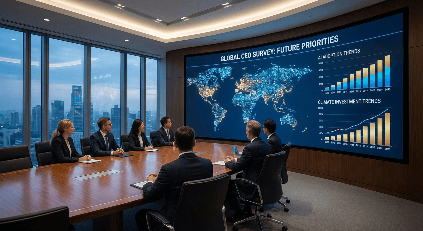 PwC Global CEO Survey 2025: AI & Reinvention — Libertify