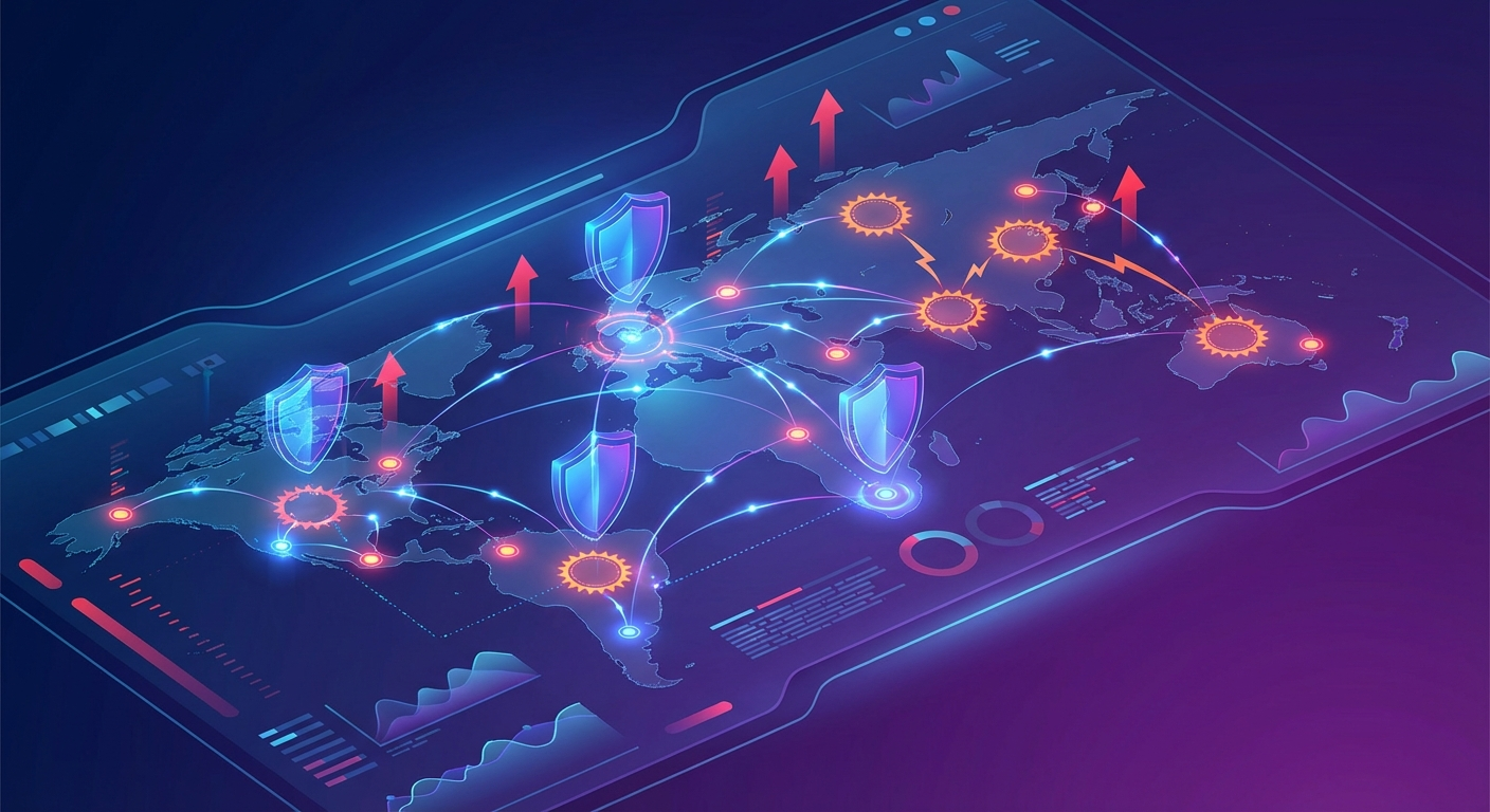 PwC CEO Survey 2025 risk landscape showing global threats including cyber risk, inflation, and geopolitical conflict