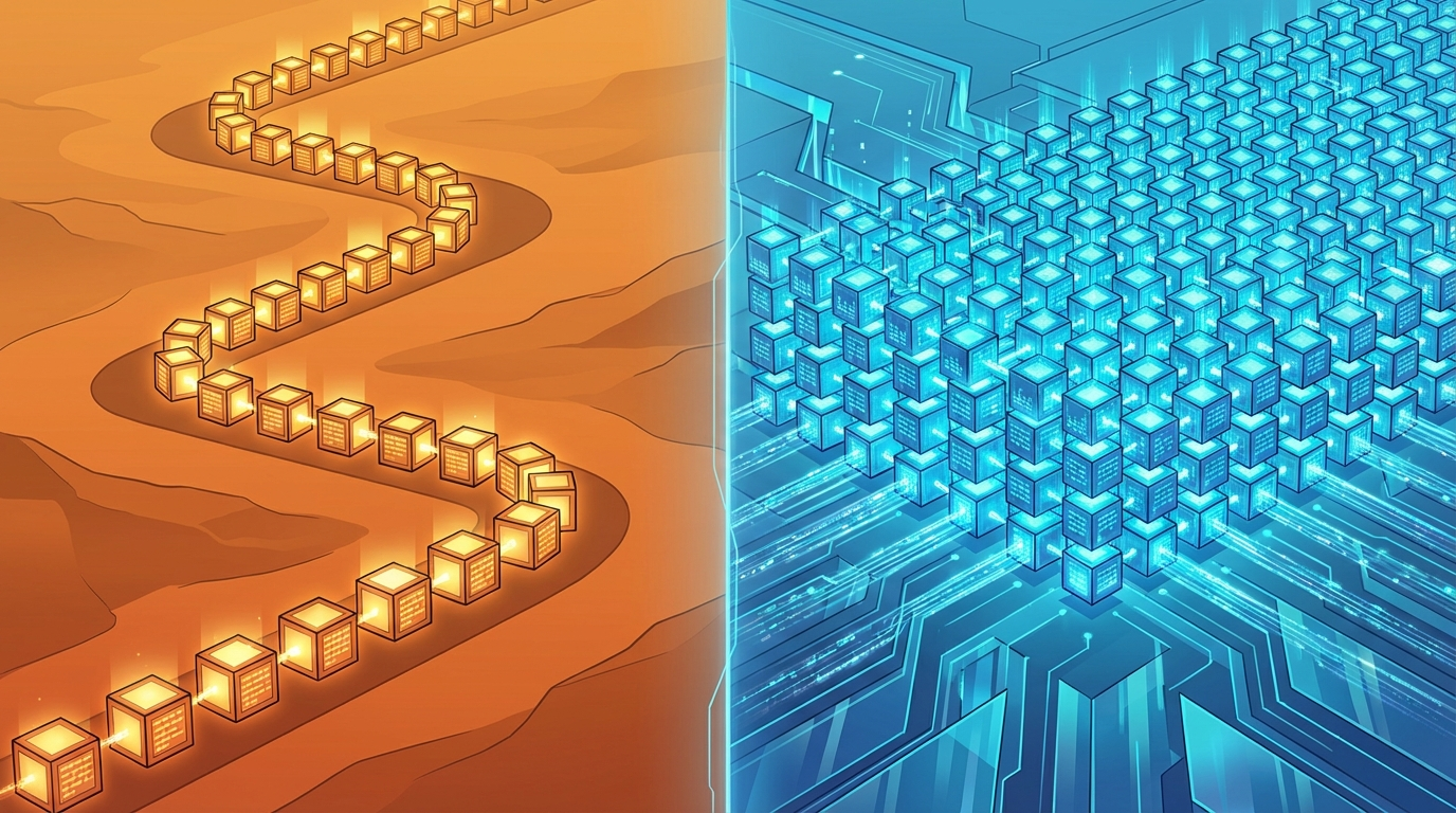 Sequential vs parallel processing in neural networks