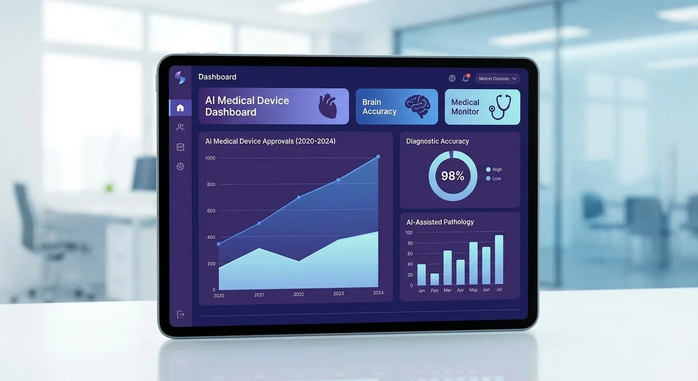 FDA-approved AI medical devices growth 2015-2023 healthcare AI diagnostics drug discovery Stanford AI Index Report 2025