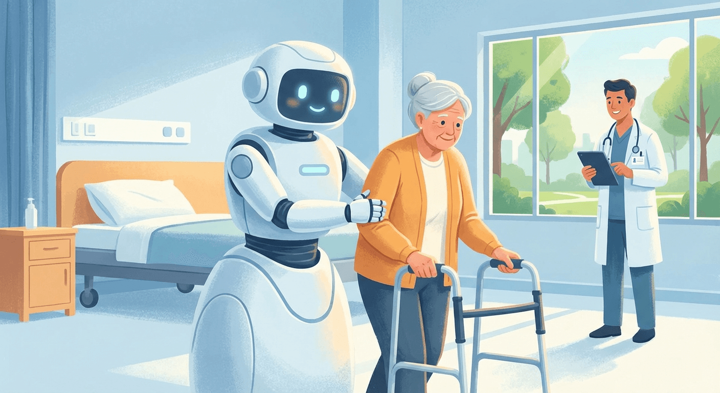Autonomous robots in healthcare caregiving and humanoid robot assistants