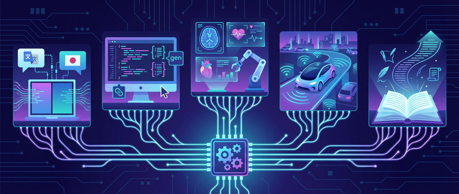 Transformer AI applications across industries